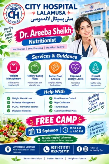 Free nutrition camp with our dietitian